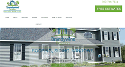 Desktop Screenshot of brandywineexteriors.com